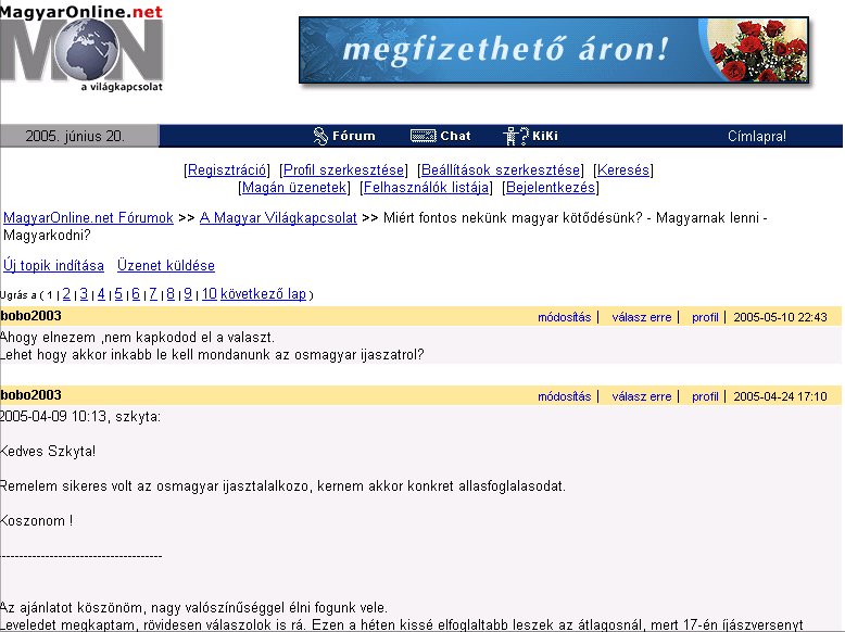 MagyarOnline.net 2005.06.20.