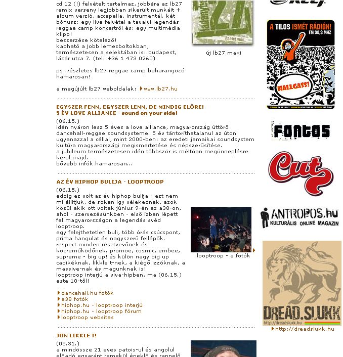 Dancehall.hu, 2005-06-30