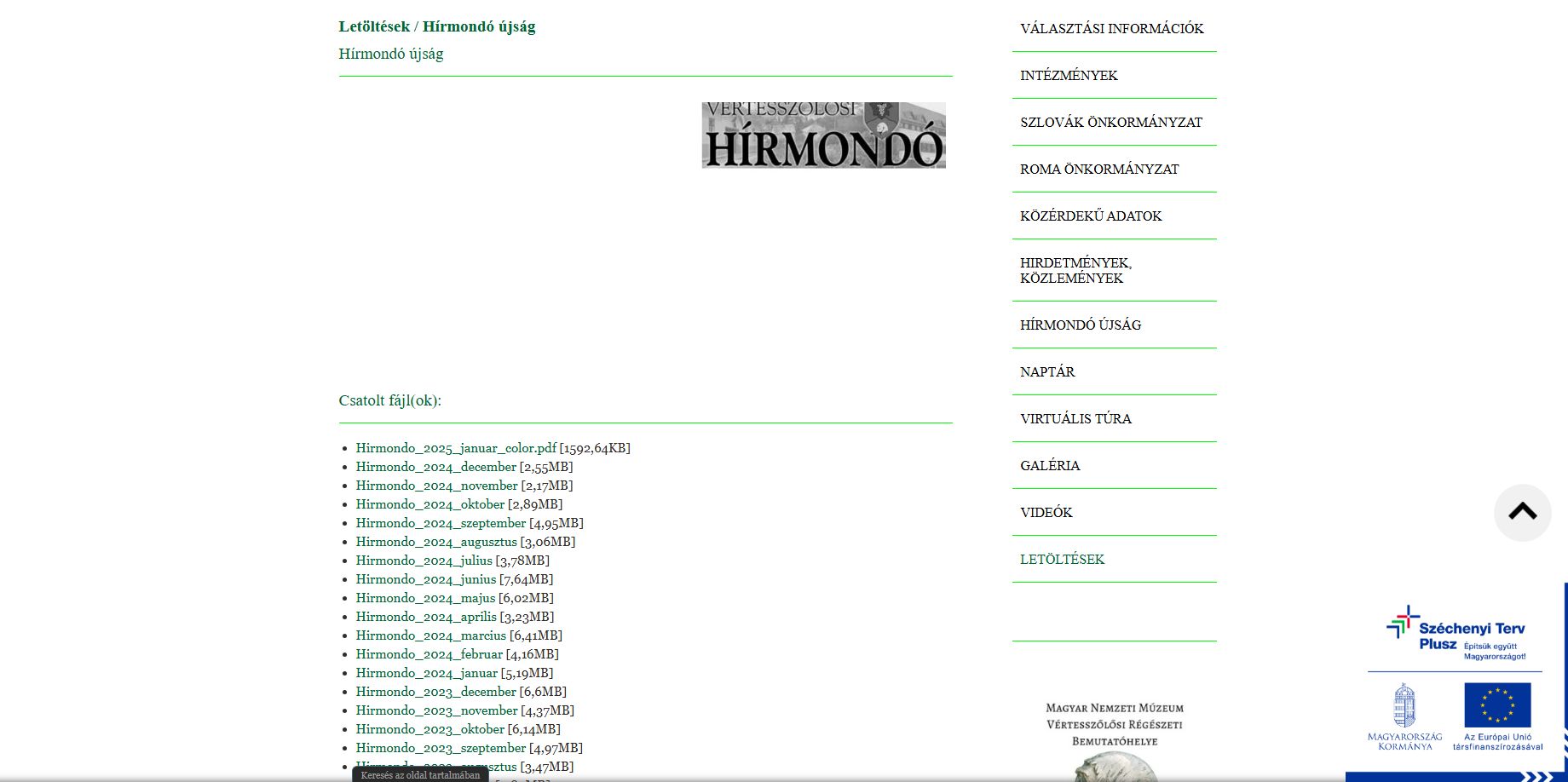 V�rtessz�l�si h�rmond� 2025.02.24.