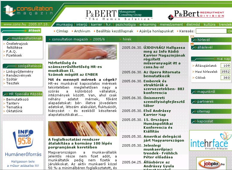 Consultation Magazin 2005.07.17.