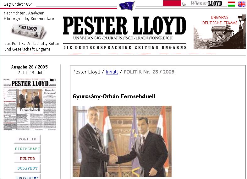 Pester Lloyd 2005.07.20.