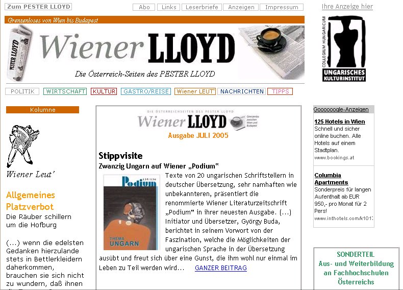 Wiener Lloyd 2005.07.20.