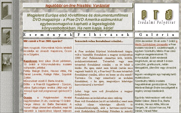 PRAE 2005.08.01.
