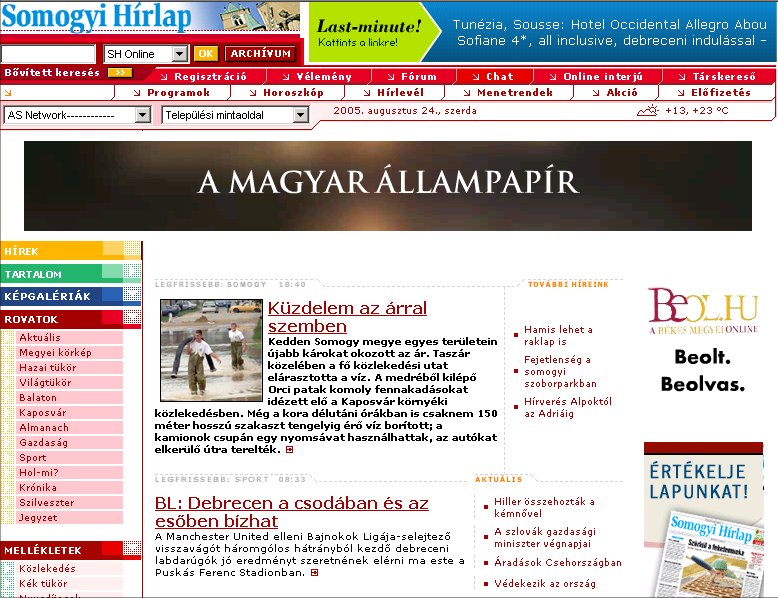 Somogyi H�rlap 2005.08.24.