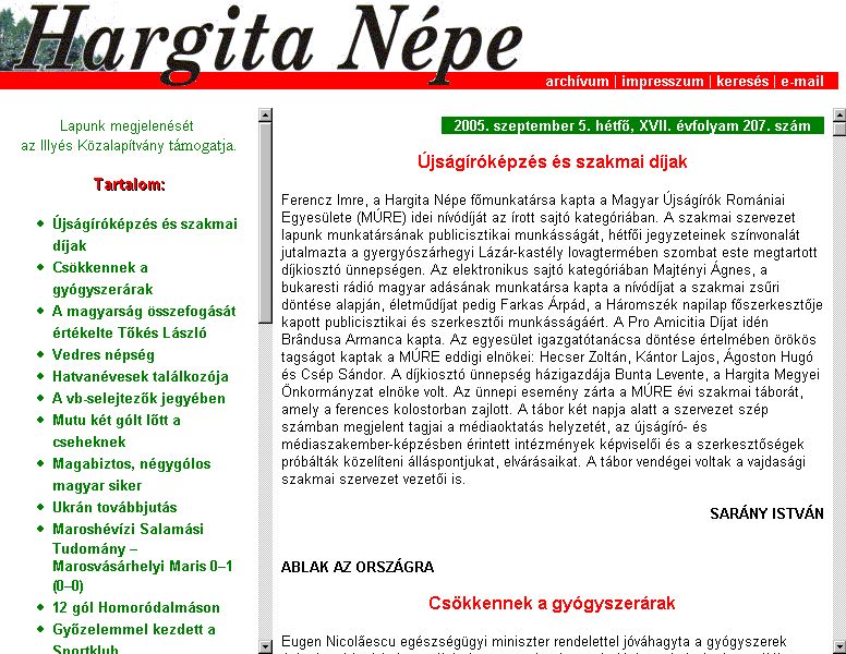 Hargita N�pe, 2005-09-05