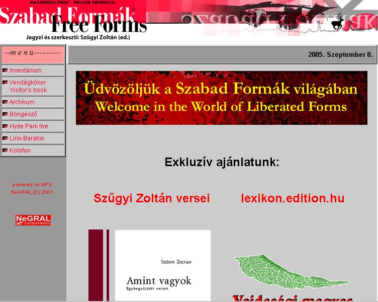 Szabad Form�k, 2005-09-08