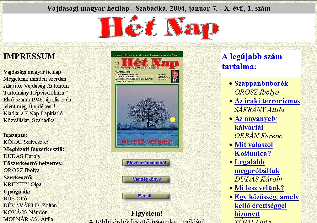 H�t Nap, 2005-09-22