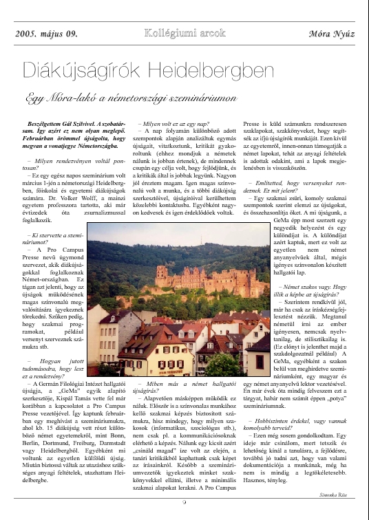 M�ra Ny�z, 2005-09-28