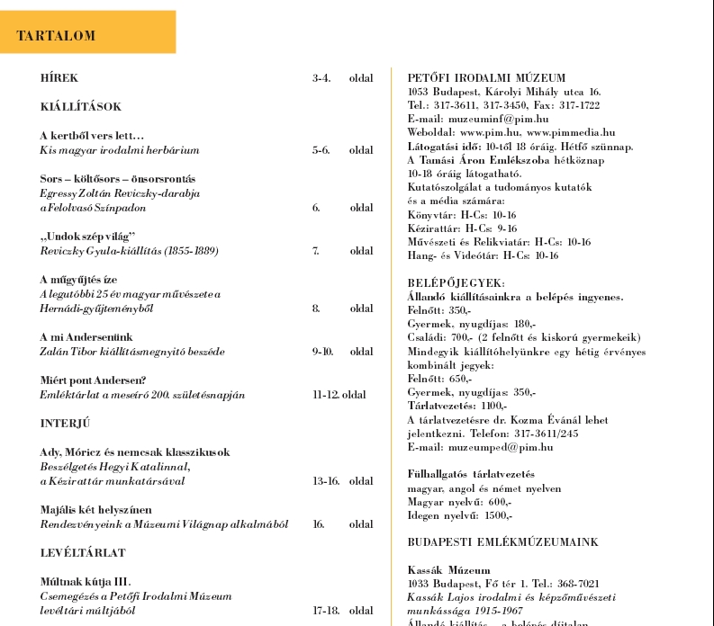 Irodalmi M�zeum 2007.06.07.