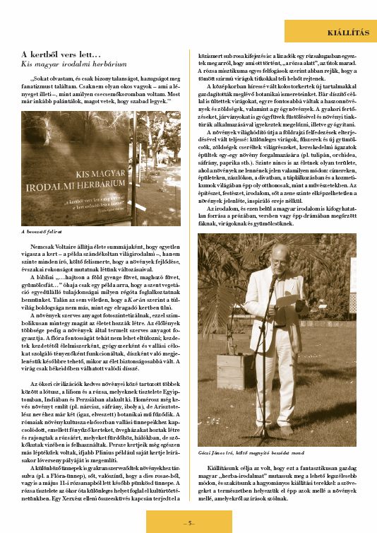 Irodalmi M�zeum, 2005-10-10