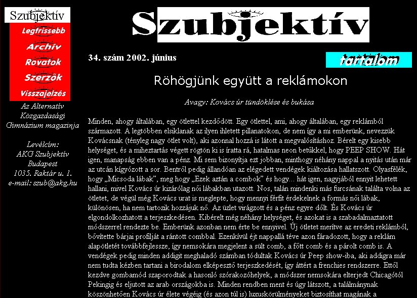 Szubjekt�v 2005.11.16.