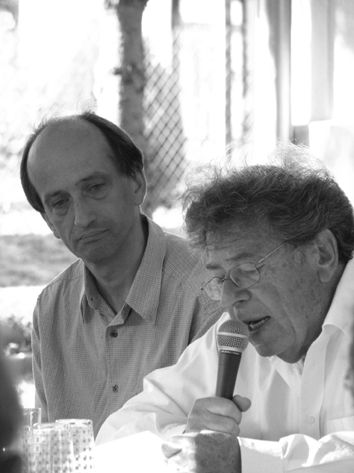 Gémesi Géza és Konrád György Borsos Márta felvétele