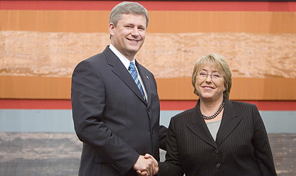 Stephen Harper Chilében