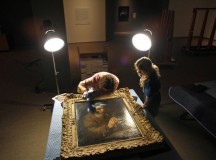 Inspection of Rembrandt's Old Man Praying