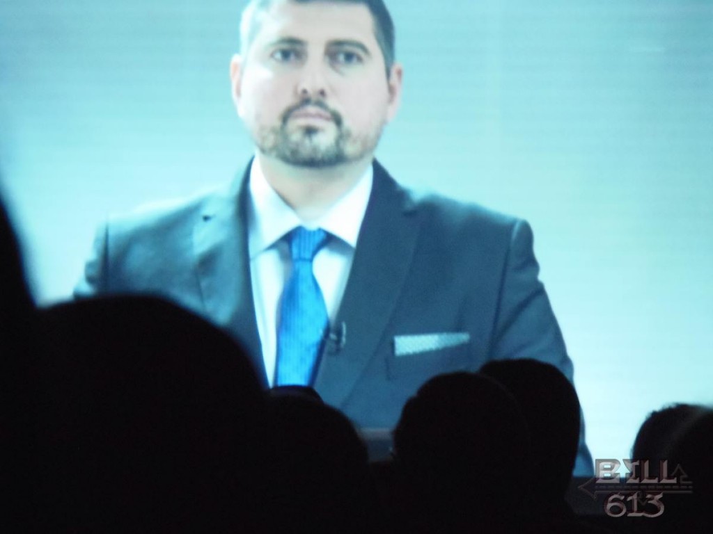 Szegedi Csanád videón üzent a montreáliaknak. Fotó: Facebook