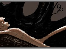 "Jack sits in a tree, staring at the moon, contemplating where he belongs." Shane Prigmore.
