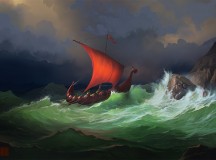 Boat in a storm / RHADS/DeviantArt.