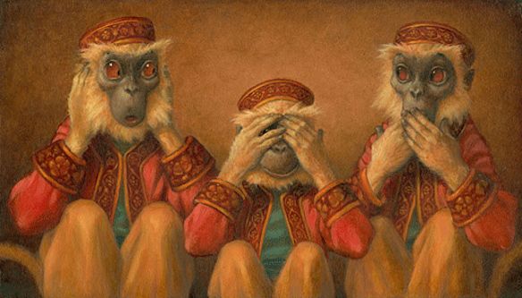 See no evil, hear no evil...