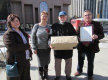 Balról jobbra: Kecskés Tünde, Petényi Judit, Kertész Ákos, Christopher Adam. Fotó: Lévai Gábor / KMH.