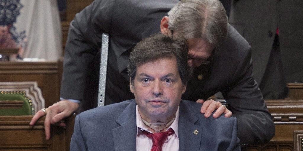 Mauril Bélanger / Photo: Canadian Press/Adrian Wyld.
