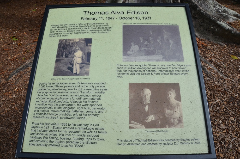 Edison ház kertje —  Fort Myersben