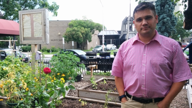 Christopher Adam. a St. Joseph's Parish igazgatója. (Fotó: Christine Maki/CBC)
