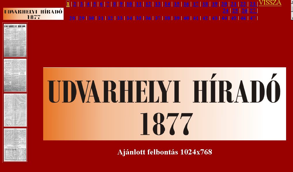Udvarhelyi Hirad�, 2006-01-11