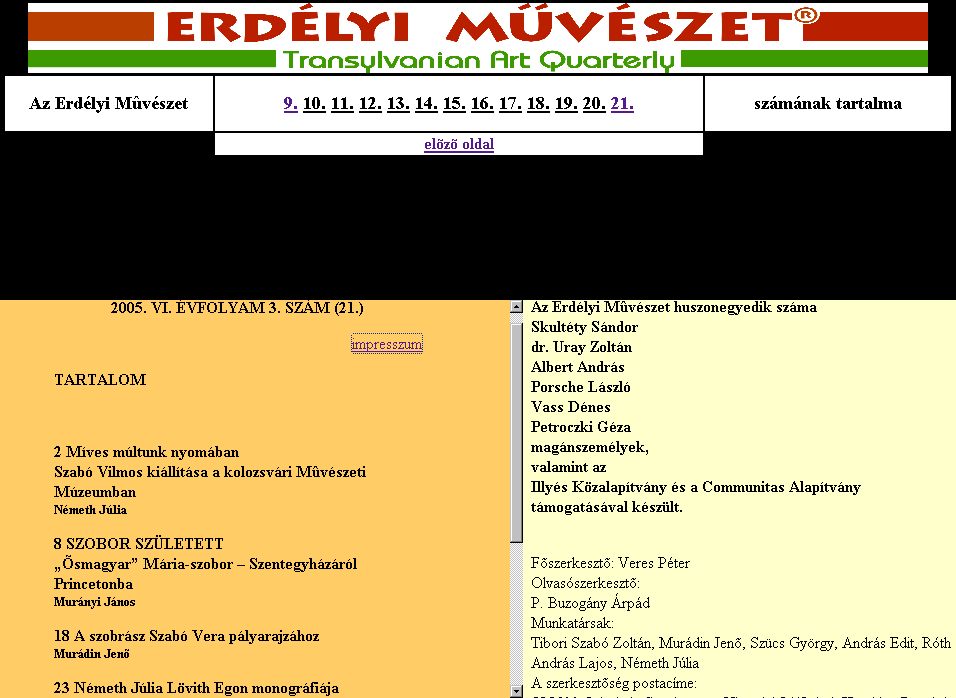 Erd�lyi M�v�szet, 2006-01-12