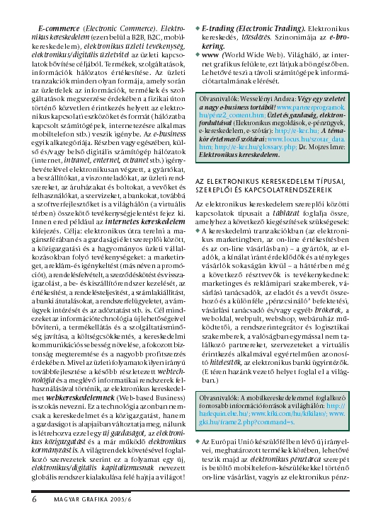 Magyar Grafika, 2006-01-20