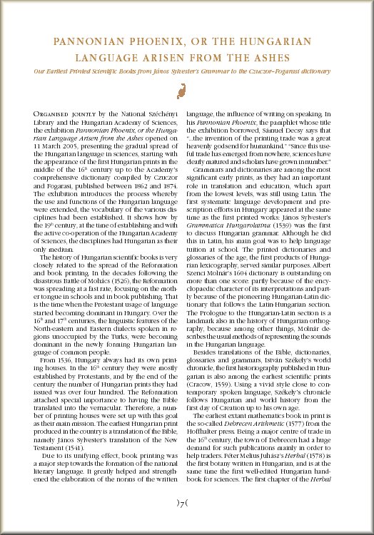 Bulletin 2006. 04. 19.