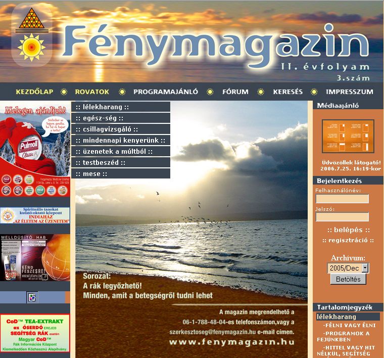F�nymagazin, 2006-07-25
