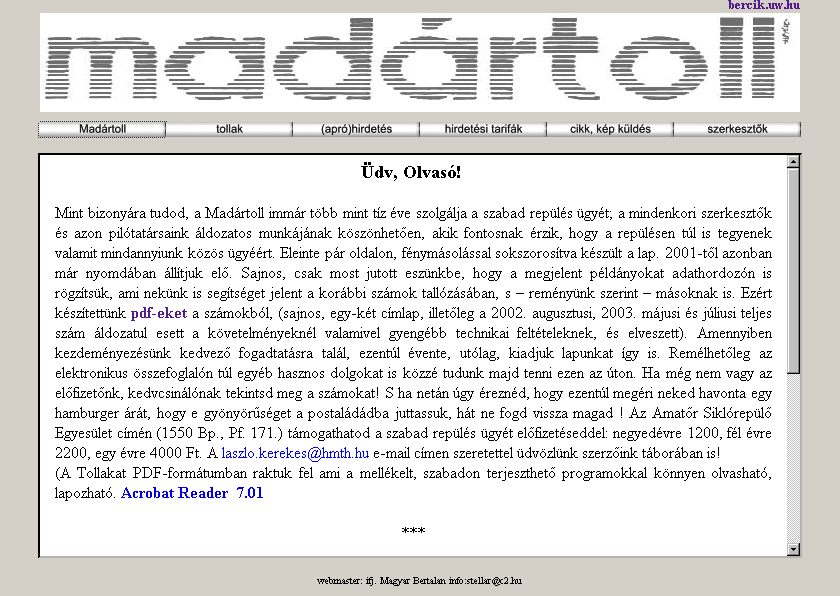 Mad�rtoll, 2006-09-12