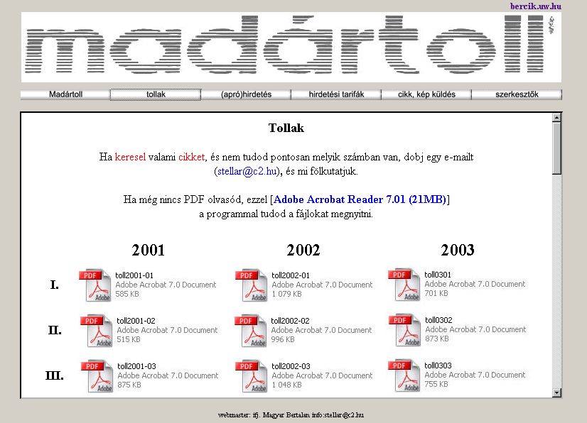 Mad�rtoll, 2006-09-12