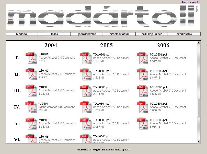 Mad�rtoll, 2006-09-12