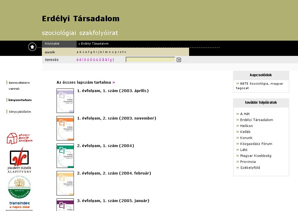 Erd�lyi T�rsadalom, 2006-09-18