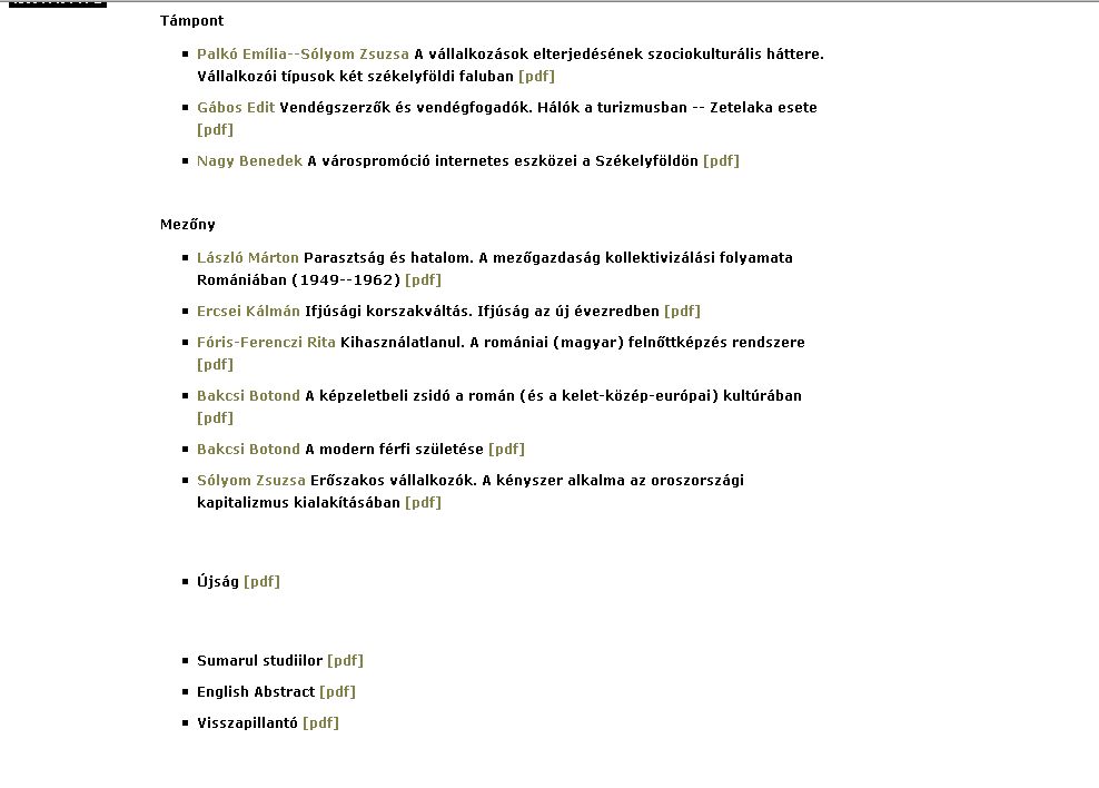 Erd�lyi T�rsadalom, 2006-09-18
