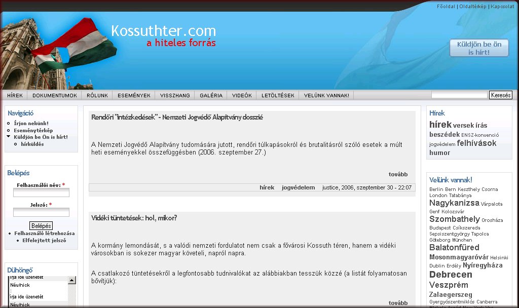 Kossuthter.com 2006.10.02.