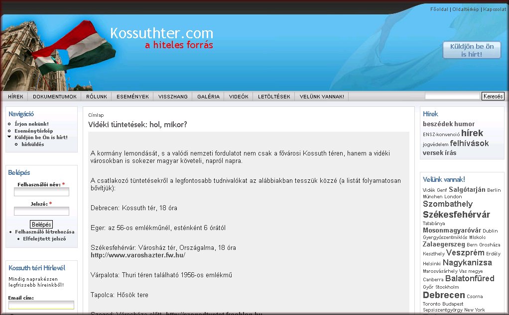 Kossuthter.com 2006.10.02.