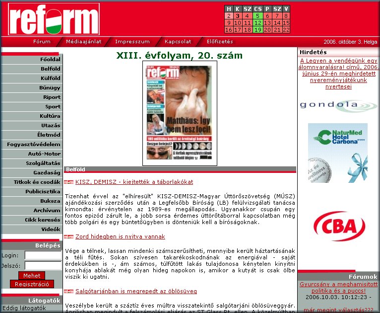Reform 2006.10.04.