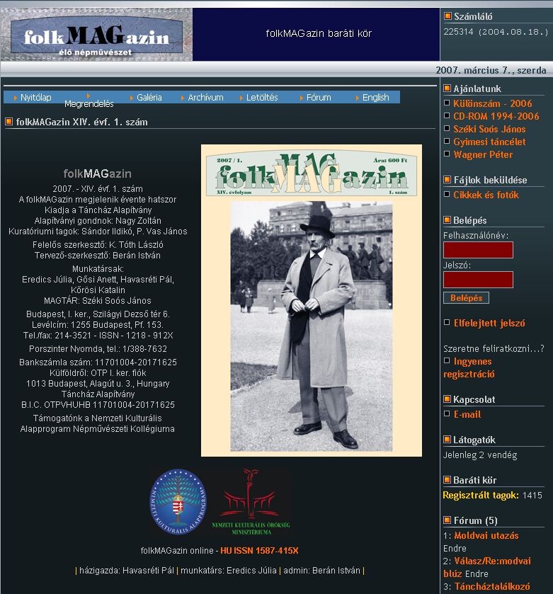 folkMAGazin 2007.03.07.