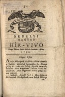 Erd�lyi Magyar H�r-Viv� 1790. 396. oldal