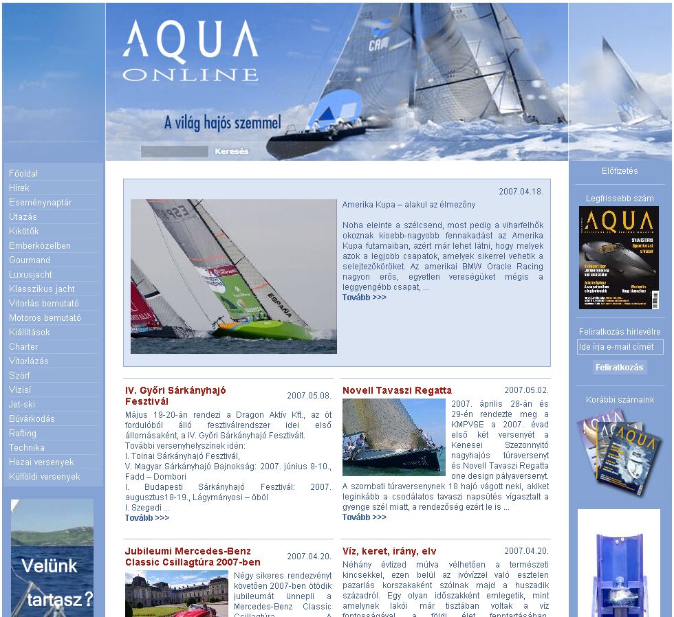Aqua Magazin 2007.05.14.