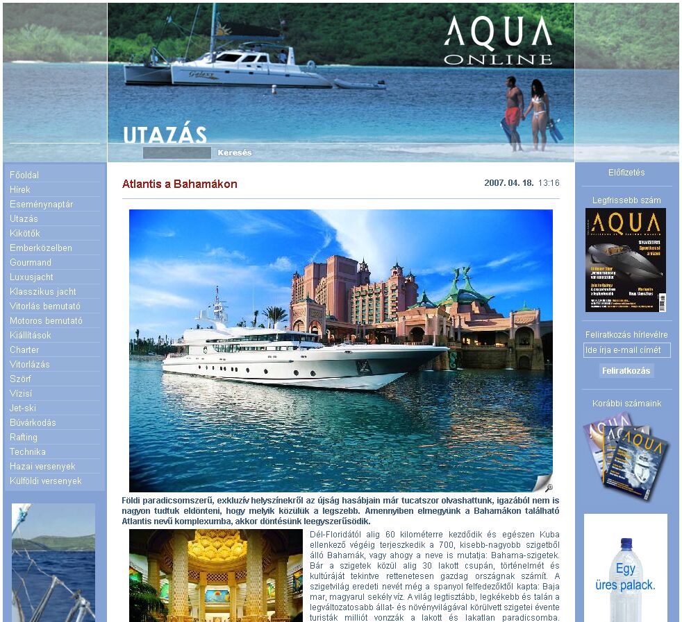 Aqua Magazin 2007.05.14.