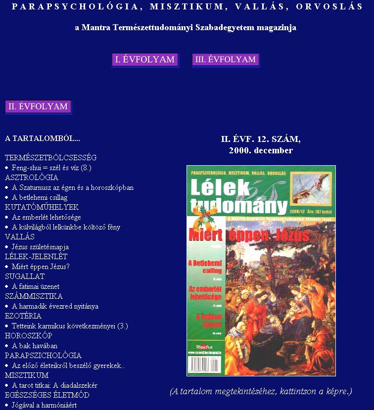 L�lek �s Tudom�ny 2007.05.16.