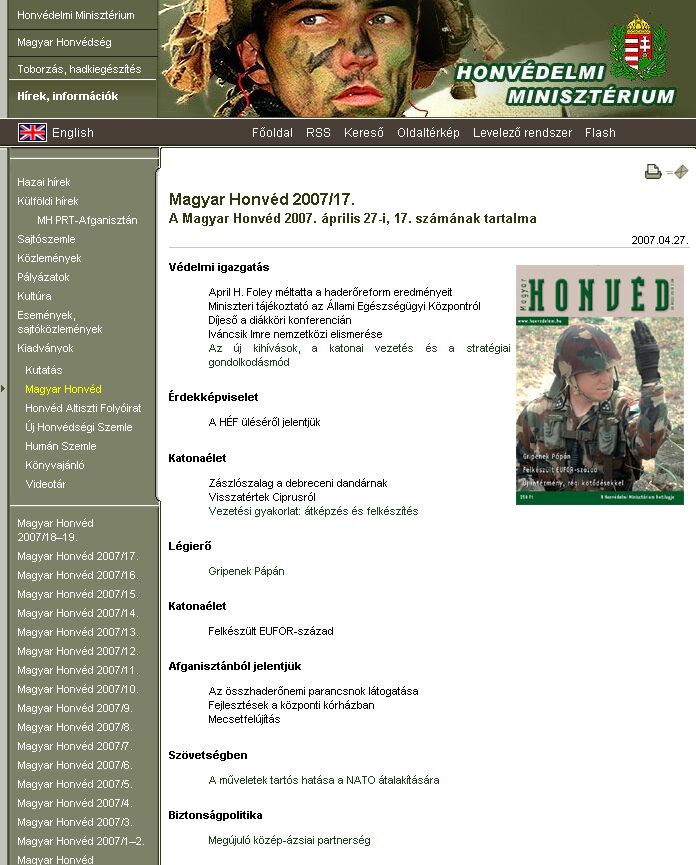 Magyar Honv�d 2007.05.17.
