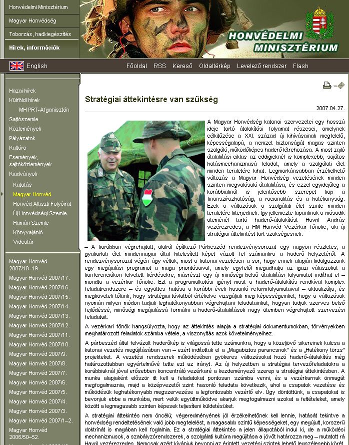Magyar Honv�d 2007.05.17.