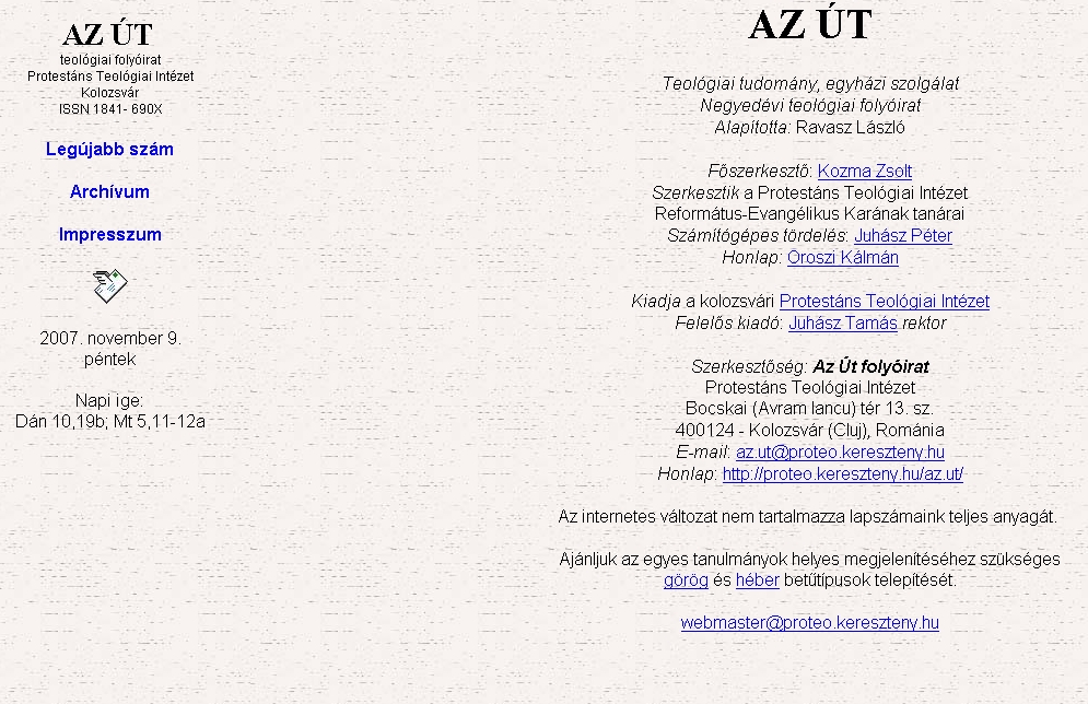 Az �t 2007.11.09.