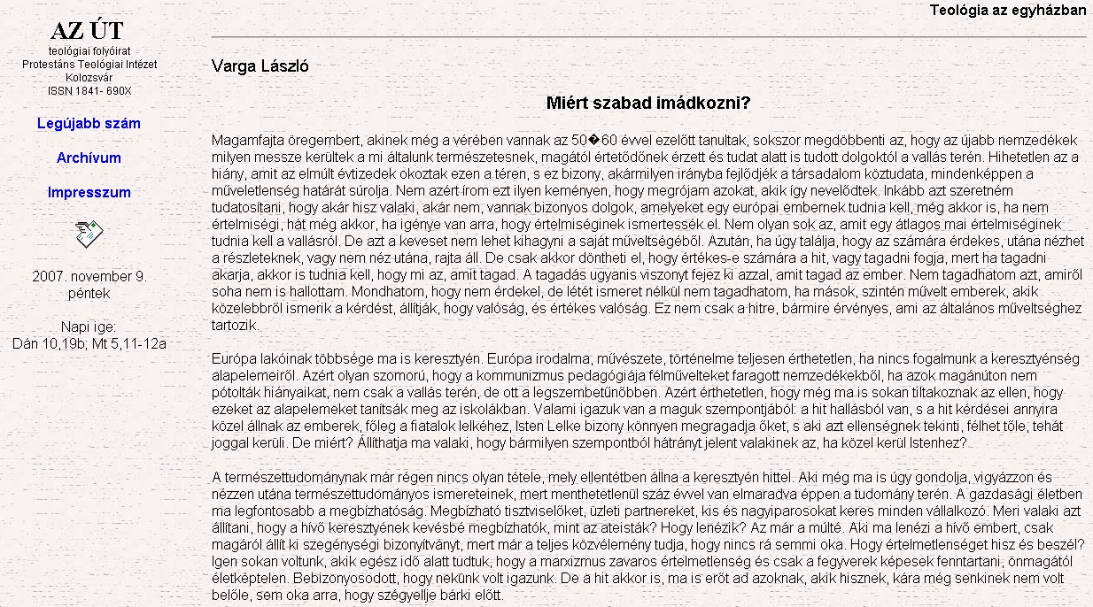 Az �t 2007.11.09.