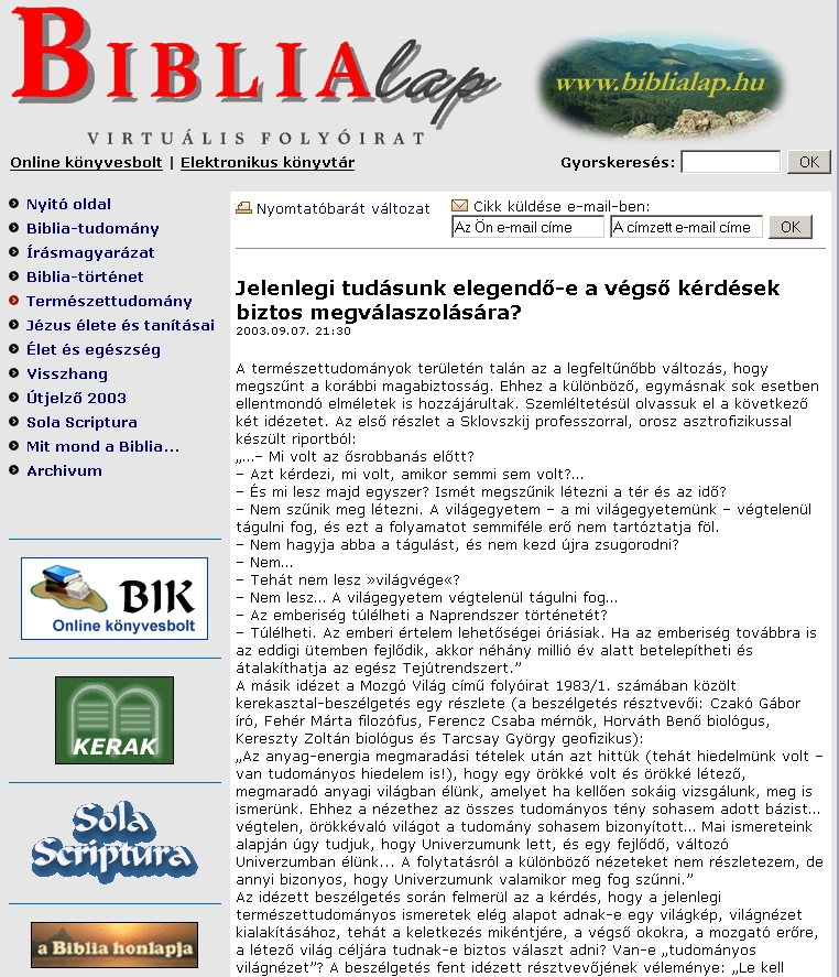 Biblialap 2007.11.30.