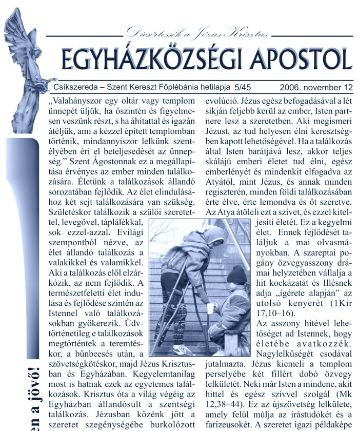Egyh�zk�zs�gi Apostol 2008.04.15.